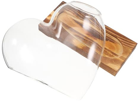 Sosoport Glasterrarien Für Pflanzen Hydrokulturvase Holzständer Für Die Dekoration Von Home Office Und Restaurants