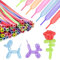 Dogrundi 100 Pezzi Palloncini Compleanno, Palloncini Modellabili Professionali Colorati, Balloons Lunghi, Lungo Palloncino Magici da Modellare, Diy Balloon, con Pompa Palloncini per Matrimoni, Feste