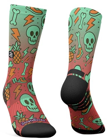 Jungle Socks Elite Calcetines Running Compresivos Antiampollas Transpirables para Hombre y Mujer