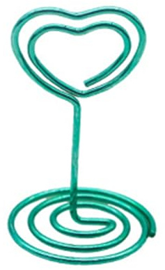 10 soportes para números de mesa de 1.9 pulgadas, soportes de alambre para tarjetas, notas, fotos, etiquetas de alimentos, para decoración de mesa de boda