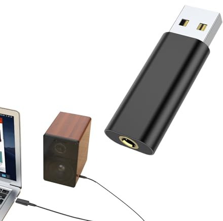 Tarjeta de sonido USB: adaptador de audio externo de 3,5 mm, conversor de