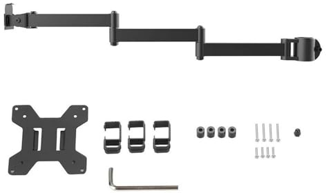 Bildskärmstativ skärmhållare (3-sektionarm + huvudram)
