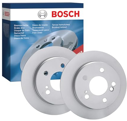 Bosch BD150 Discos de freno, certificación ECE-R90, 1 juego de 2 discos