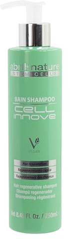 abril et nature - Cell Innove - Professional Hair Shampoo - Youthful, Healthy, and Shiny Appearance - Hair Treatment with Plant Stem Cells - Regenerates and Rejuvenates the Hair Fiber - 250 ml