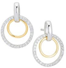 NANA KAY Swinging Silver Ohrpendel Bridesmaid mit Zirkonia ST1592