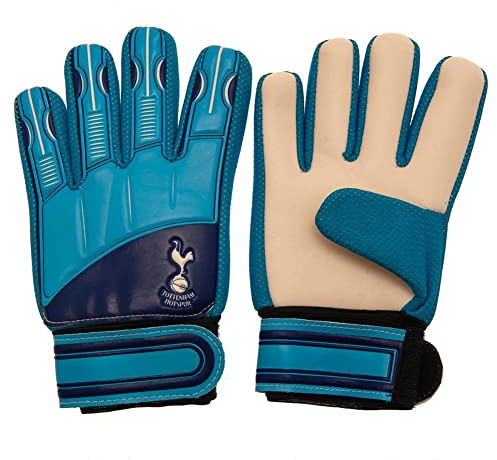 Hy-Pro - Guantes de portero con licencia oficial del Tottenham FC, para jóvenes, diseño Delta, Spurs, portero, con fuerte cincha de palma para alto rendimiento, niños y niñas
