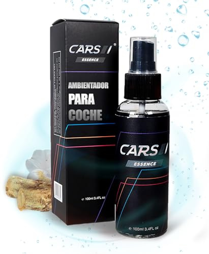 CARS ESSENCE Ambientador para Coche 100ml | Perfume para Vehículos | Tu Coche con Olor Fresco y Duradero | Neutraliza y Elimina los olores