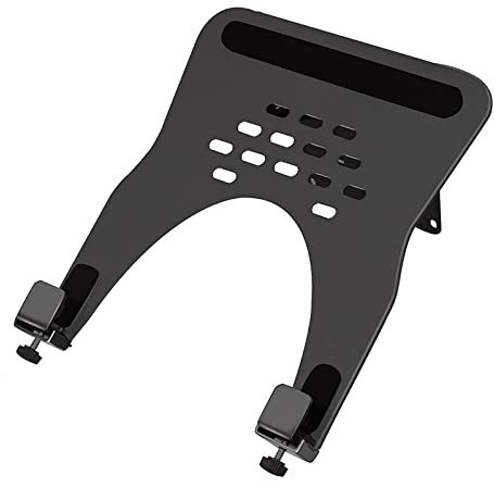 HILLPORT Support Ordinateur Portable Universel 10-16 Pouces pour Bras de Moniteur - Compatible VESA 75x75/100x100 mm - Ventilé, XY360B