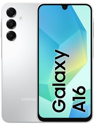 Samsung Galaxy A16 128 Go, Smartphone Android Déverrouillé, Écran 6,7, Batterie 5000 mAh, Gris, Version FR