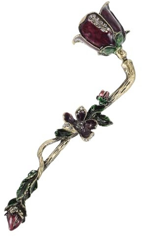 JUMPLAWN Spegnicandele Forma Fiore in Metallo Spegnicandele Vintage per Spegnere Candele Fiamma dello Attrezzo Decorativo retrò e Hotel