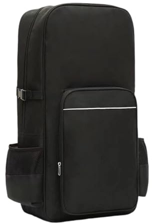 LRXFPIYF 5 Stück Hulusi Rucksack mit Gepolstertem Innenraum Leichtem Design Und Robustem Oxford Stoff für Instrumententransport Musikvereine Schutz Unterwegs, Schwarz