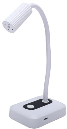 Domary Asciugatore per Unghie LED Ricaricabile Senza Fili con Rilevamento Automatico, Timer Regolabile per Smalto Gel, Kit Lampada Unghie Portatile Viaggi a Casa (Bianca)