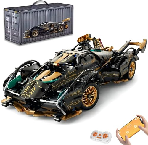 AoreSpty ferngesteuertes Auto, RC Auto, 1:14 mit LED Modell Bausatz