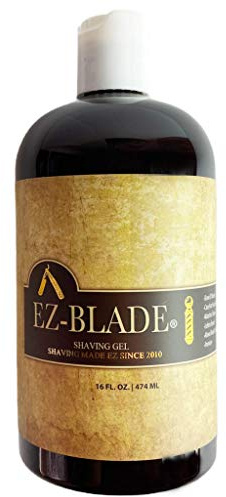 EZ BLADE Shaving Gel Clear Non-Foaming Shave Gel American Made 16 oz