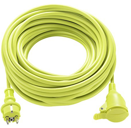 Cable d'extension Masterplug Pro-XT, IP44, câble vert de 25 mètres