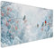 Alfombrilla de ratón para Videojuegos, tamaño XXL, Color Negro, 900 x 400 x 3mm, XXL, Mejora la precisión y la Velocidad, Agarre Estable en Superficies Lisas (Azul PáJaro) O-HP