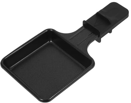 Alipis Mini Padella Quadrata Antiaderente per Fondere Formaggio Utensile da Cucina per Grill Cottura e BBQ Riscaldamento Efficiente e Sicuro Accessorio Essenziale per Raclette e Cucina