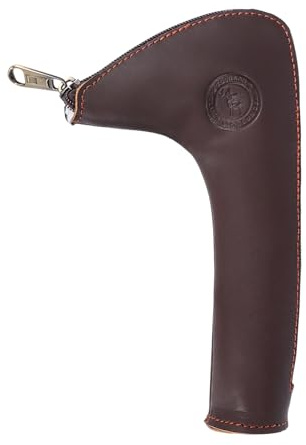 TOURBN Funda de Cuero Genuino para Cerrojo de Rifle, Acolchada y Suave, para Caza y Tiro (Color Aleatorio)