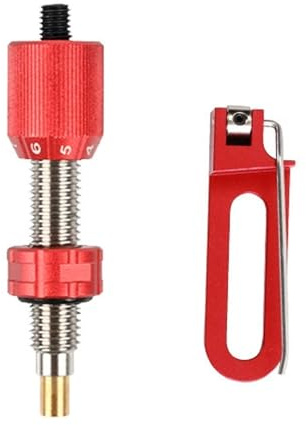 Magnetiskt Pilstöd och Stötdämpare för Bågskytte, Justerbara Jakttillbehör, för Recurvebåge och Långbåge, Höger och Vänsterhänt(Red)