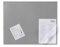 Durable Schreibtischunterlage (mit transparentem Overlay, 650 x 520 mm) 1 Stück, grau, 720310