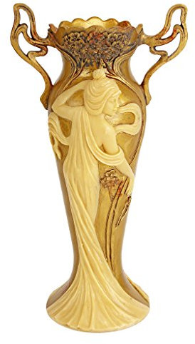 Design Toscano Salon Michele Art Nouveau Vase