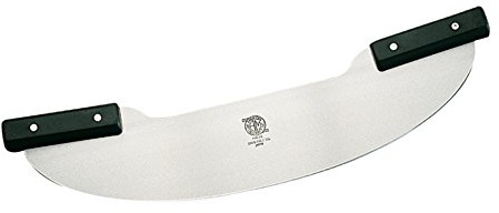García de Pou 148.64 Cuchillo Pizza Dos Manos, 53 x 11 cm, Plateado