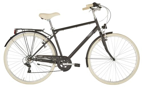 Alpina Bike Sharin Herrenfahrrad, Schwarz, 55 cm