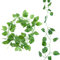 Artificial Ivy, 1 Pack Fake Ivy Fake Plants Ivy Garland Artificial Fake Vine Green Leaves Fake Plants Hanging Vine Plant for Wedding, Party, Garden, Home Decoration(Scindapsus)