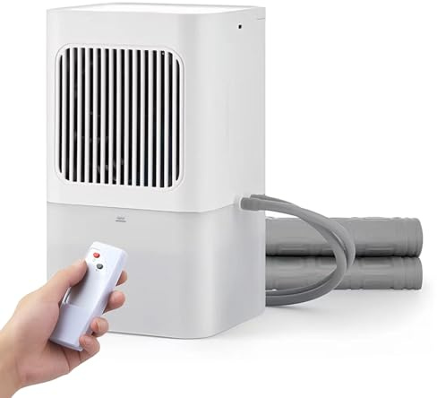 Telo per raffreddamento materasso elettrico, base di raffreddamento regolabile con telecomando, serbatoio acqua visibile da 2L, per chi soffre il caldo e sudorazioni notturne, 160x70 cm