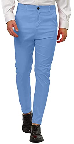 Pantalón de lino para hombre, verano, algodón, ligero, informal, cintura elástica, cordón transpirable, playa, vacaciones, informal, corte recto, rayo-sol, A283