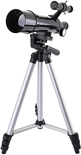 Monokulär teleskop 50mm bländarmontering, astronomiska refraktor teleskopar bländare för barn vuxna nybörjare, bärbar refraktor med stativ
