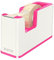 LEITZ 53641023 - Dispensador de cinta adhesiva WOW DUAL color fucsia metalizado/blanco
