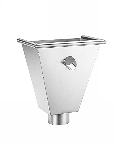 Grömo Zink Wasserfangkasten eckig DN 76 mit Überlauf