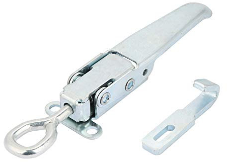 Akozon Loquet à Ressort Bascule Cadenas de Corps de Remorque de Verrouillable en Métal