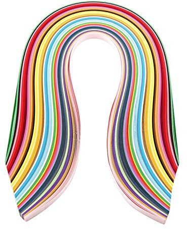 Set di strisce per quilling da 720 pezzi in carta 36 colori 540 mm(3mm)