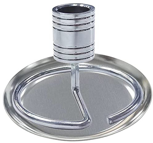 JECOMPRIS Edelstahl Moxa Aufbewahrungshalter Mit Brennsockel Und Ablage Für Moxa Sticks Stabil Und Langlebig Für Sichere Anwendung Am Schreibtisch