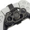 Zhixteu Volantes de carreras para PS5 para PS5 Slim, Impresión 3D Mini Volante Mando de Juego Auxiliar Recambio Accesorios (Modelo de doble orificio)