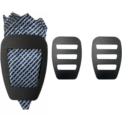 NATOSU 2er-Pack Einstecktuchhalter-Set für Herren für Hochzeit, Smoking, Anzüge, Taschentuch, festes Klemmbrett, Abendessen, Jacken, Herren-Einstecktuch-Zubehör
