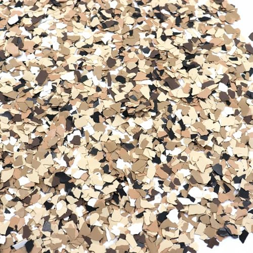 ONTWIE Epoxy Floor Flakes, 900 G / 2 LB Blend Decorative Color Chips Concrete Coatings Paint Flakes Garage Epoxy Floor Kit for Garage, Wall Interior and Exterior House Paint