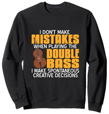 Idée Cadeau pour contrebasse Sweatshirt