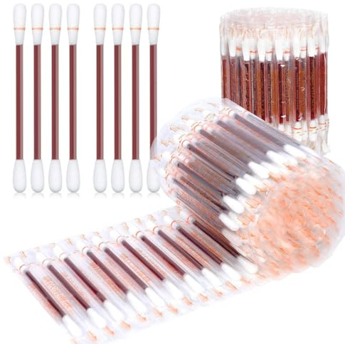 120 Pcs Monouso Cotone Tampone Iodoforo, Cotone Stick Iodio, Tampone di Disinfezione Della Pelle con Iodoforo per la Casa Ospedaliera