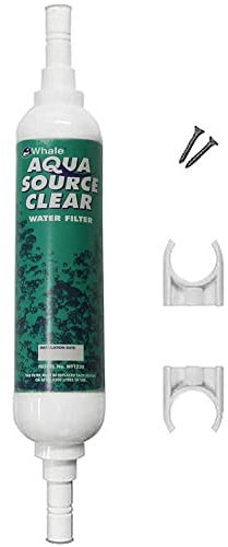 Whale Aqua Source Carbon Water Filter - White, 3/8 Inch