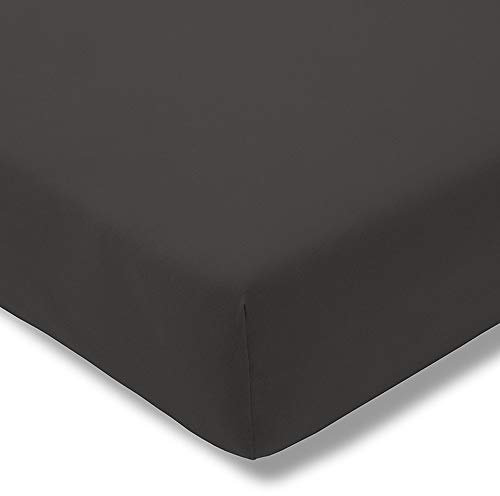 ESTELLA Spannbetttuch Zwirnjersey | Schiefer