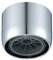 180010 Schläfer | Strahlregler M22x1 für Niederdruck-Wasserhahn, Innengewinde, Anti-Kalk, Verchromt, kompatibel mit Neoperl Neostrahl ohne Durchflussbegrenzung für Küche & Bad -2Stk.