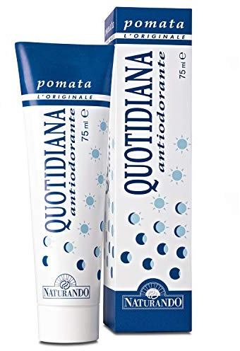 Naturando Quotidiana Pomata Antiodorante che Previene il Cattivo Odore Ostacolando la Degradazione del Sudore da parte dei Batteri - 75ML
