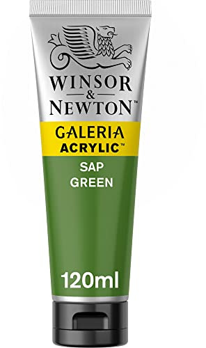 Winsor & Newton 120ml Galeria Acrylic Paint - Sap Green