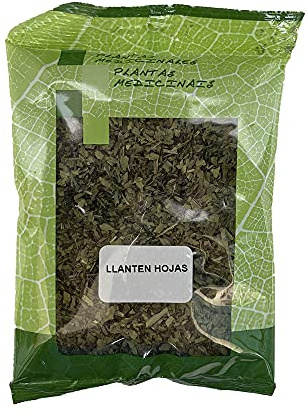 PLAMECA - Bolsa de Llanten con Hojas Trituradas, Planta Medicinal, para Infusión, Hierbas Vulnerarias y Calmantes, Función Diurética y Astringente, Antialérgicas - Envase con 50 gr