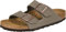 BIRKENSTOCK Unisex-Erwachsene Arizona Birko-Flor Pantoletten, Grau (Stone), 38 EU