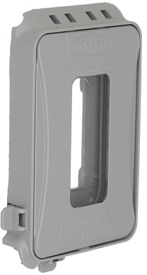 TAYMAC ML500 Single-Gang Mount 16-in-1 Flat Nonmetallic Weatherproof Vertical/Horizontal, 1-Pack, Gray