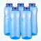 IMHA Trinkflaschen BPA-frei Tritan Wasserflasche 1 Liter / 0,75 Liter / 0,5 Liter (5 x 1 l)